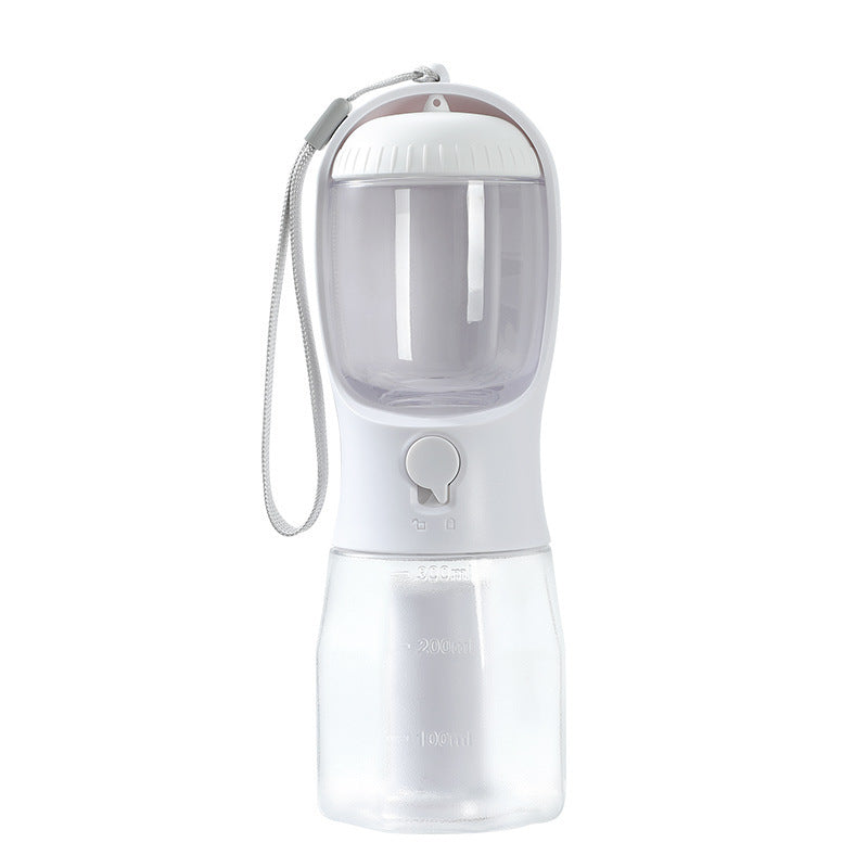 3-in-1 Dog Travel Bottle - Water, Food & Waste Bag Dispenser