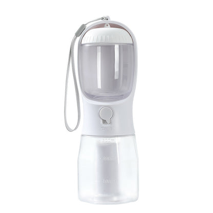 3-in-1 Dog Travel Bottle - Water, Food & Waste Bag Dispenser